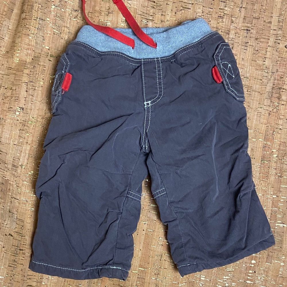 Baby Boden lined winter Gray Pants 12/18